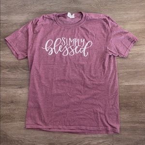 “Simply Blessed” tee
